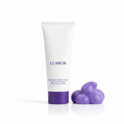 LUMIOR™ Violet Glow — Dentifrice Blanchissant Violet  | Correction de Teinte | Résultat Dès J+1