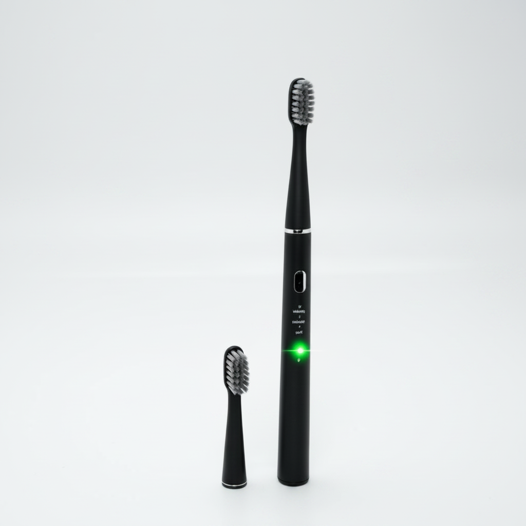 LUMIOR™ Sonic Noir — Brosse à Dents Électrique Sonique · 40 000 Vibrations · Nettoyage Niveau Dentiste · Batterie 60 Jours