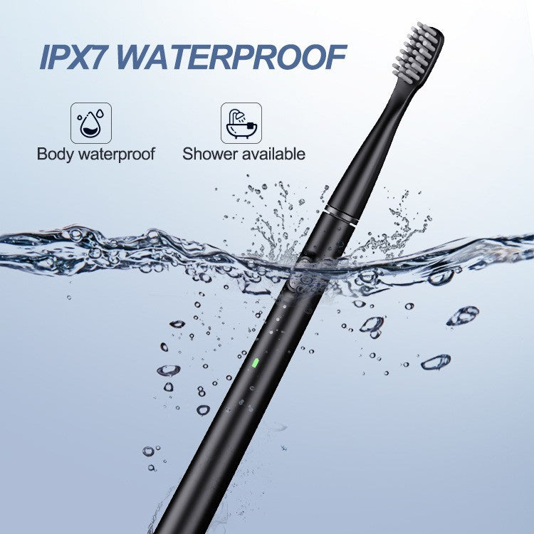 LUMIOR™ Sonic Noir — Brosse à Dents Électrique Sonique · 40 000 Vibrations · Nettoyage Niveau Dentiste · Batterie 60 Jours