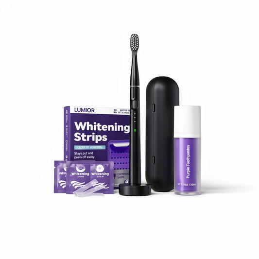 Le Trio Éclat LUMIOR™  Noir — Routine Complète 3-en-1