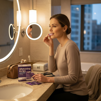 LUMIOR™ GlowTape — Bandes Blanchissantes Violettes · Traitement 14 Jours · Jusqu'à 8 Teintes Plus Blanc