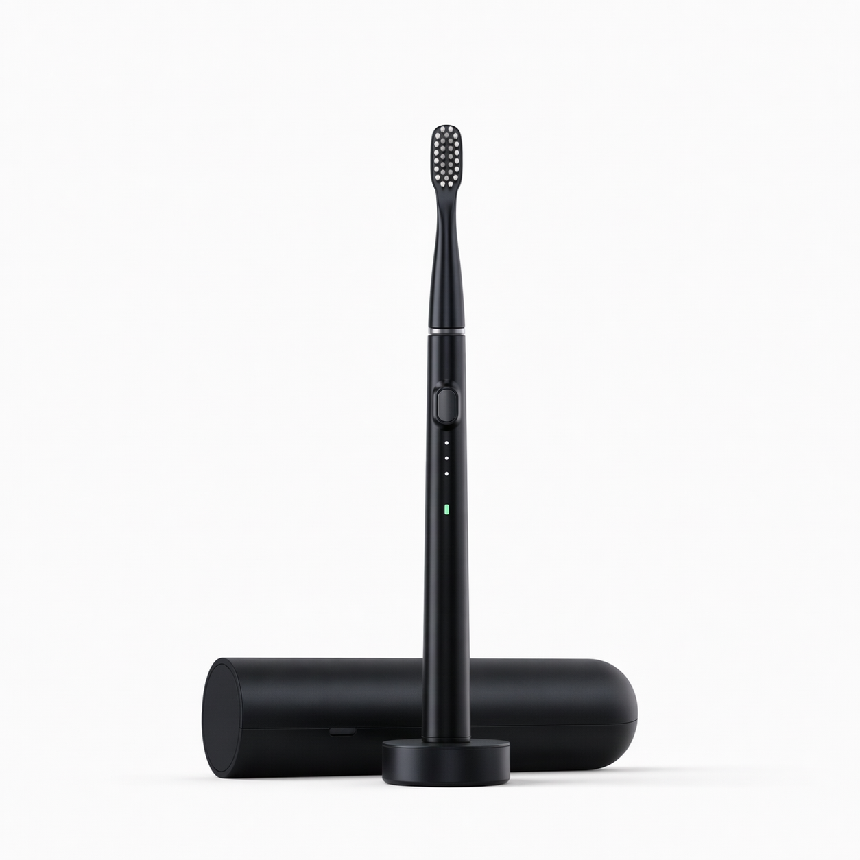 LUMIOR™ Sonic Noir — Brosse à Dents Électrique Sonique · 40 000 Vibrations · Nettoyage Niveau Dentiste · Batterie 60 Jours